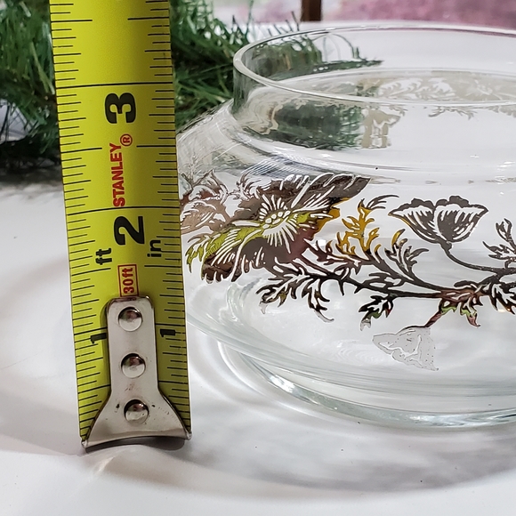 Vintage Sterling City Glass Co Sterling On Crystal Flanders Poppy Design Vase - Picture 10 of 12